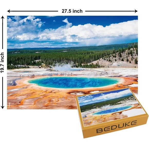 Yellowstone National Park 1000 Piece Jigsaw Puzzle - Picture 2 of 5